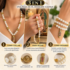 Conjunto Virgen: Collar y Pulsera